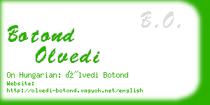 botond olvedi business card